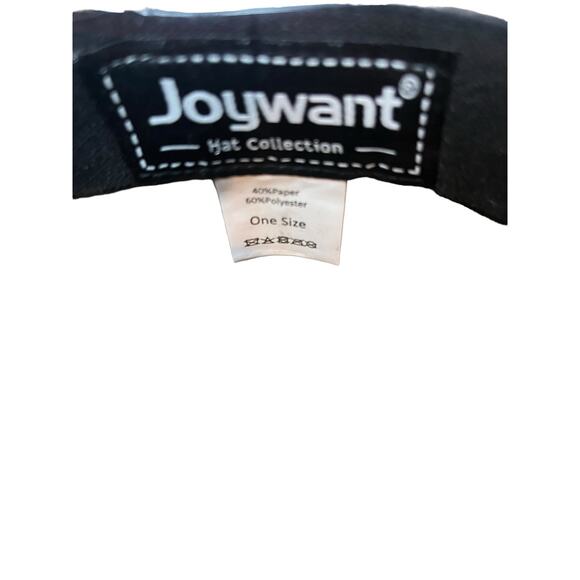 Joywant Women’s Straw Hat with Black/White Ribbon. Comes with case. - Picture 5 of 11